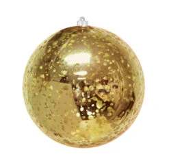 Commercial Mercury Round Ornaments - 4 Sizes 12 Commercial Mercury Round Ornaments - 4 Sizes -Winter Decor Market mercury round ornament gold