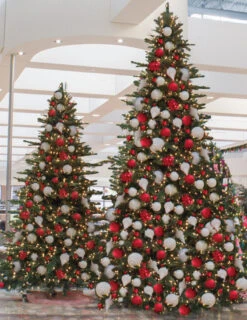 Winter Decor Market 17 Winter Decor Market -Winter Decor Market noble fir tree decorated