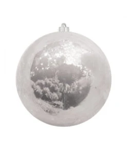 Pearlized Christmas Ball Ornaments (Sold In Sets) -Winter Decor Market pearlized white