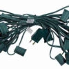 100' Light Wire Strands - C9, 12" Spacing -Winter Decor Market pg33 c9greenwirewithmaleandfemaleendtoendconnectors 81b64e71 23af 4182 870b a551d3398dcc