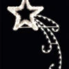 7' LED Shooting Star Pole Mount 1 7' LED Shooting Star Pole Mount -Winter Decor Market shooting star garland