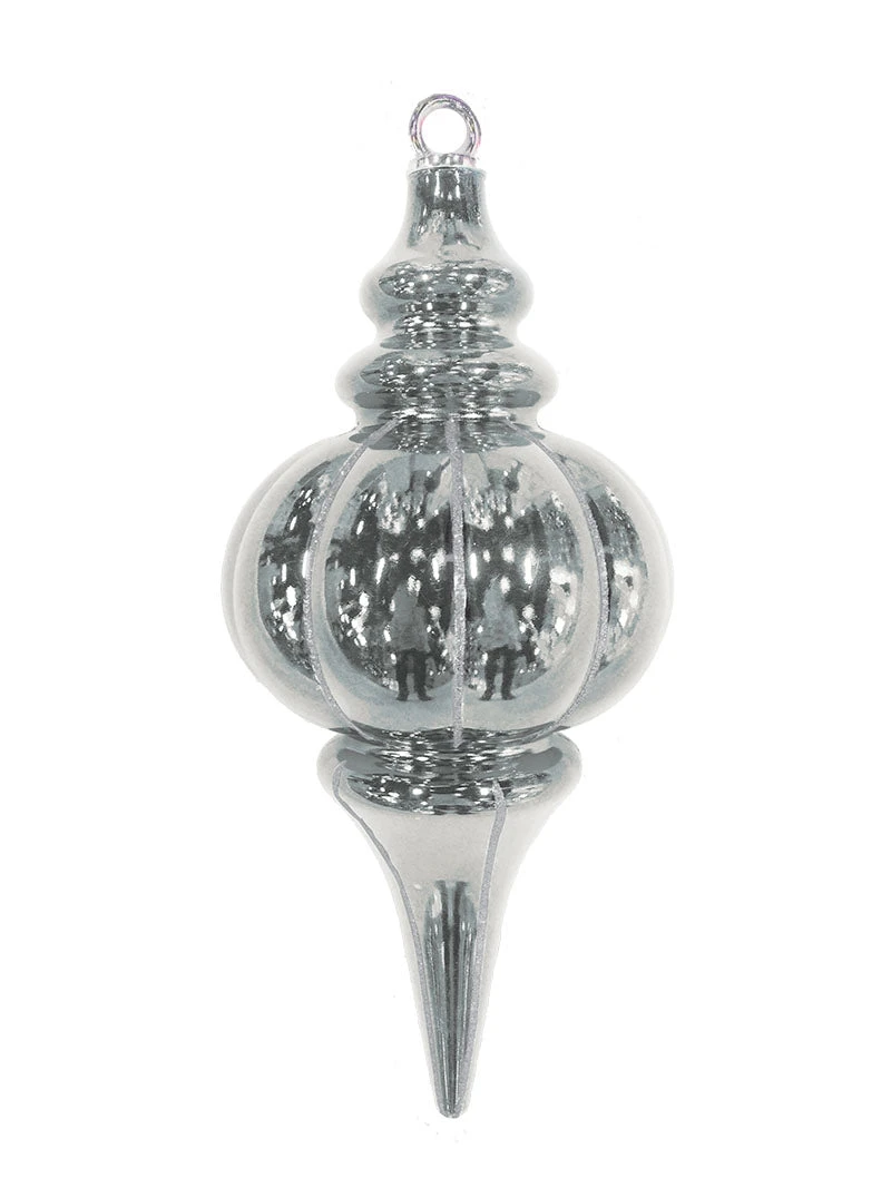 10.25" Striped Finial Ornament (Set Of 12) 9 10.25" Striped Finial Ornament (Set Of 12) - Image 7