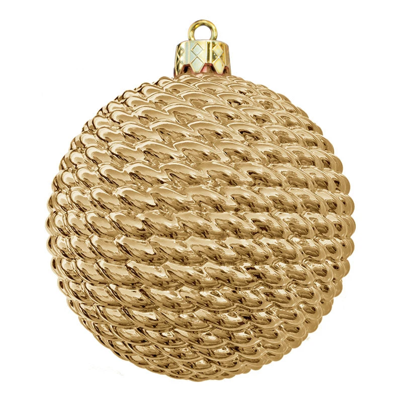 Round Woven Commercial Ornaments (Set Of 12) 3 Sizes 6 Round Woven Commercial Ornaments (Set Of 12) 3 Sizes - Image 4