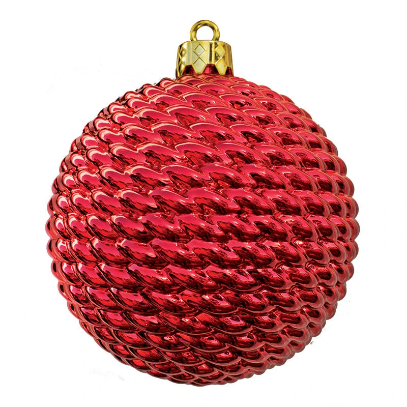 Round Woven Commercial Ornaments (Set Of 12) 3 Sizes 7 Round Woven Commercial Ornaments (Set Of 12) 3 Sizes - Image 5